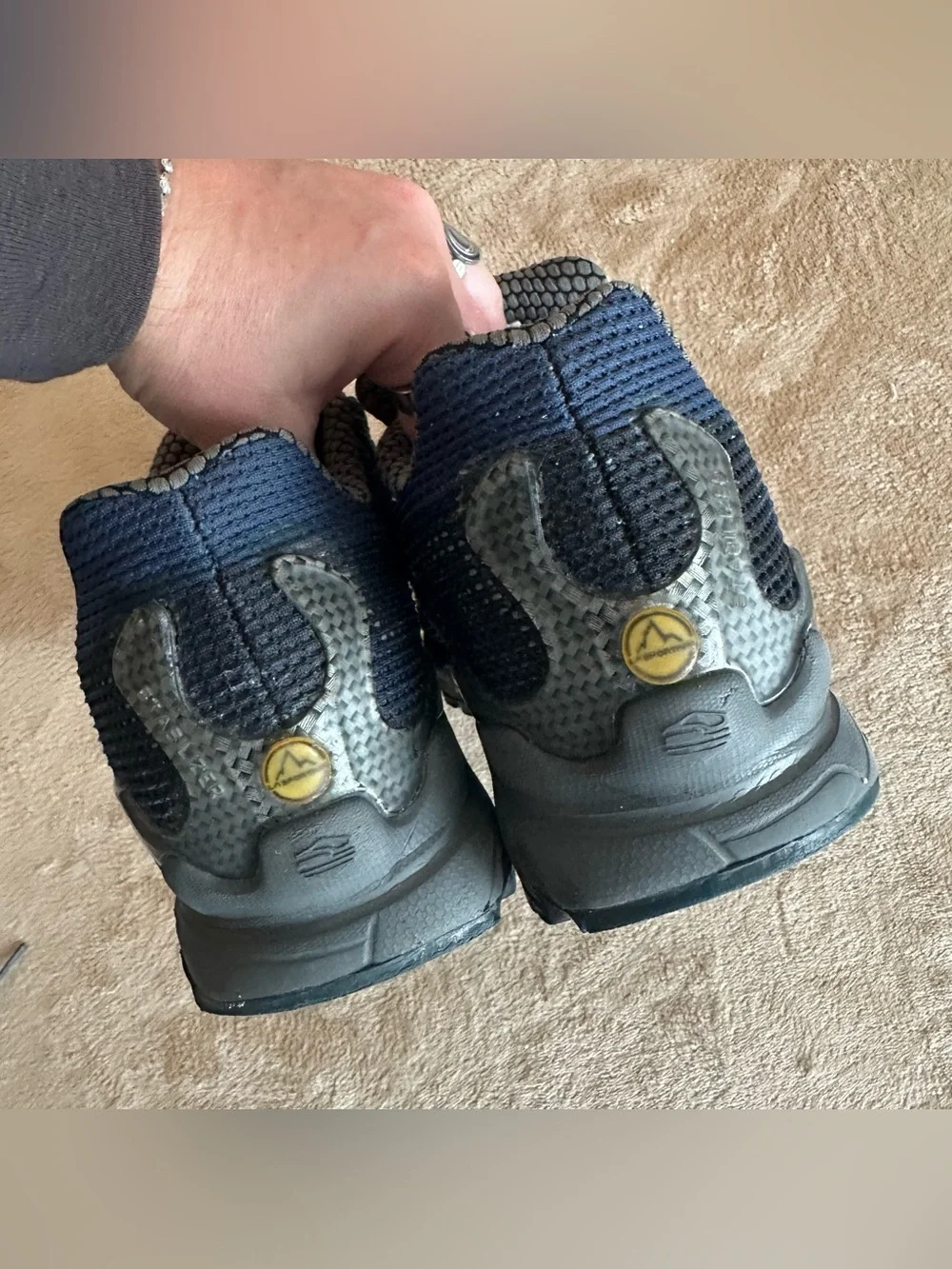 La Sportiva Wild Cat Trail Running Hiking Shoes Men's US 10 Blue Ankle Height